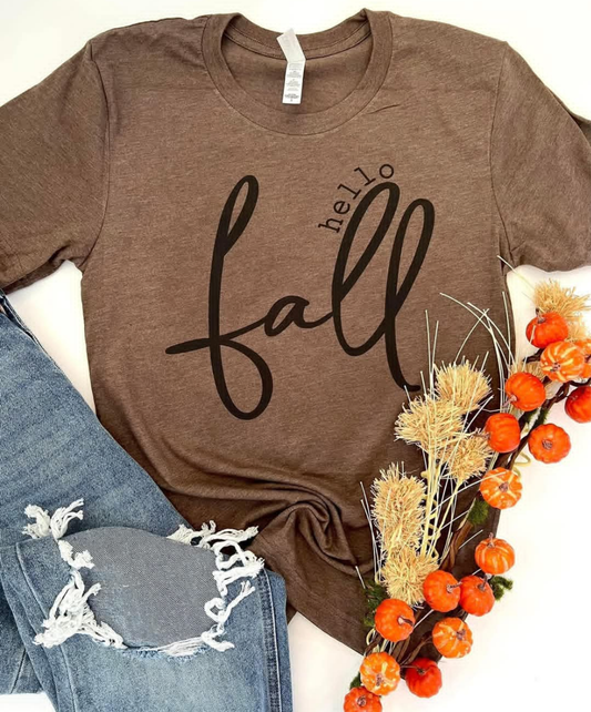 Hello fall tee