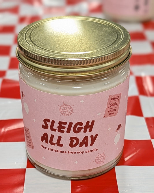 Sleigh All Day Candle
