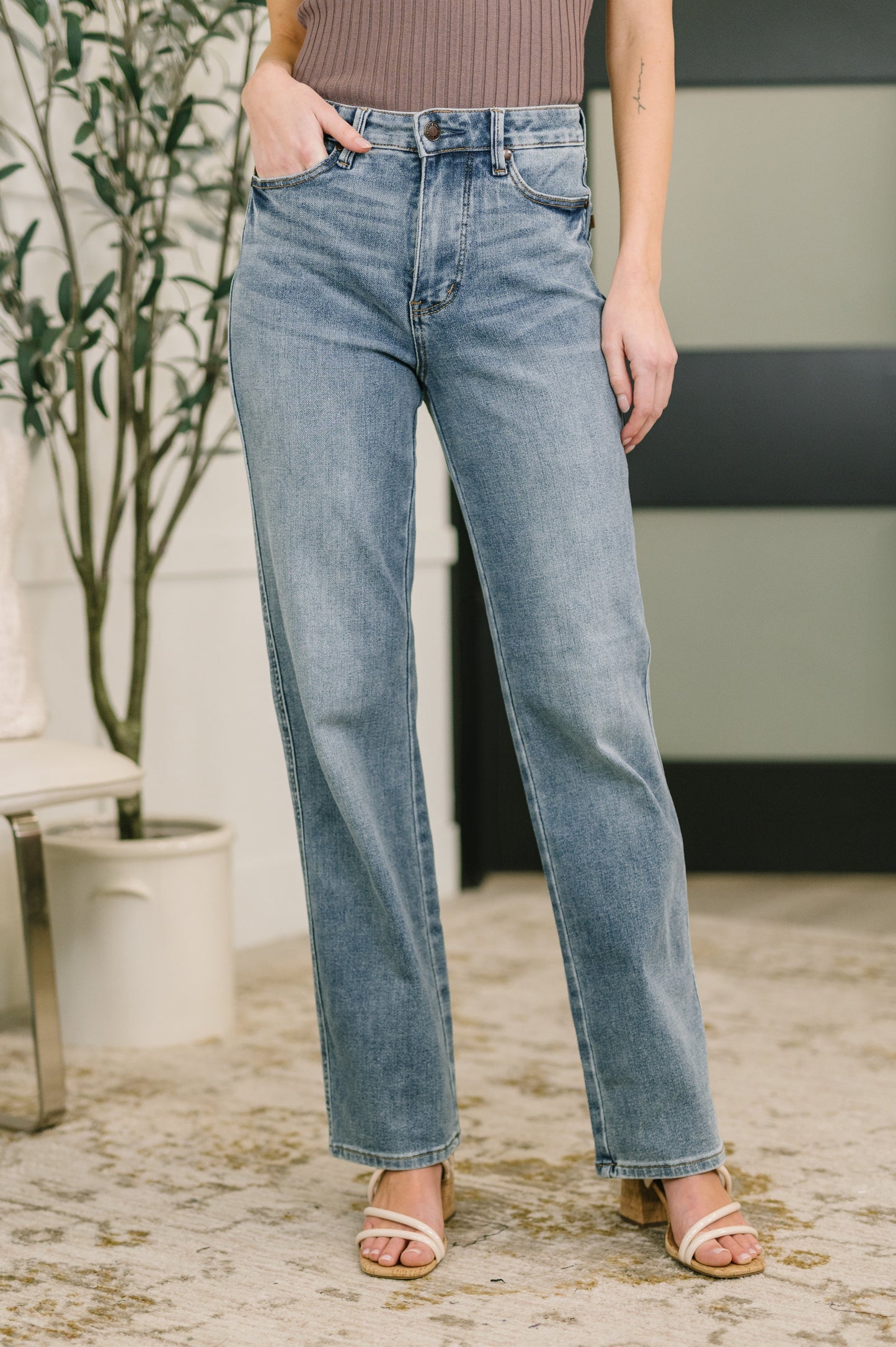 Sabrina High Waist TC Slim Straight