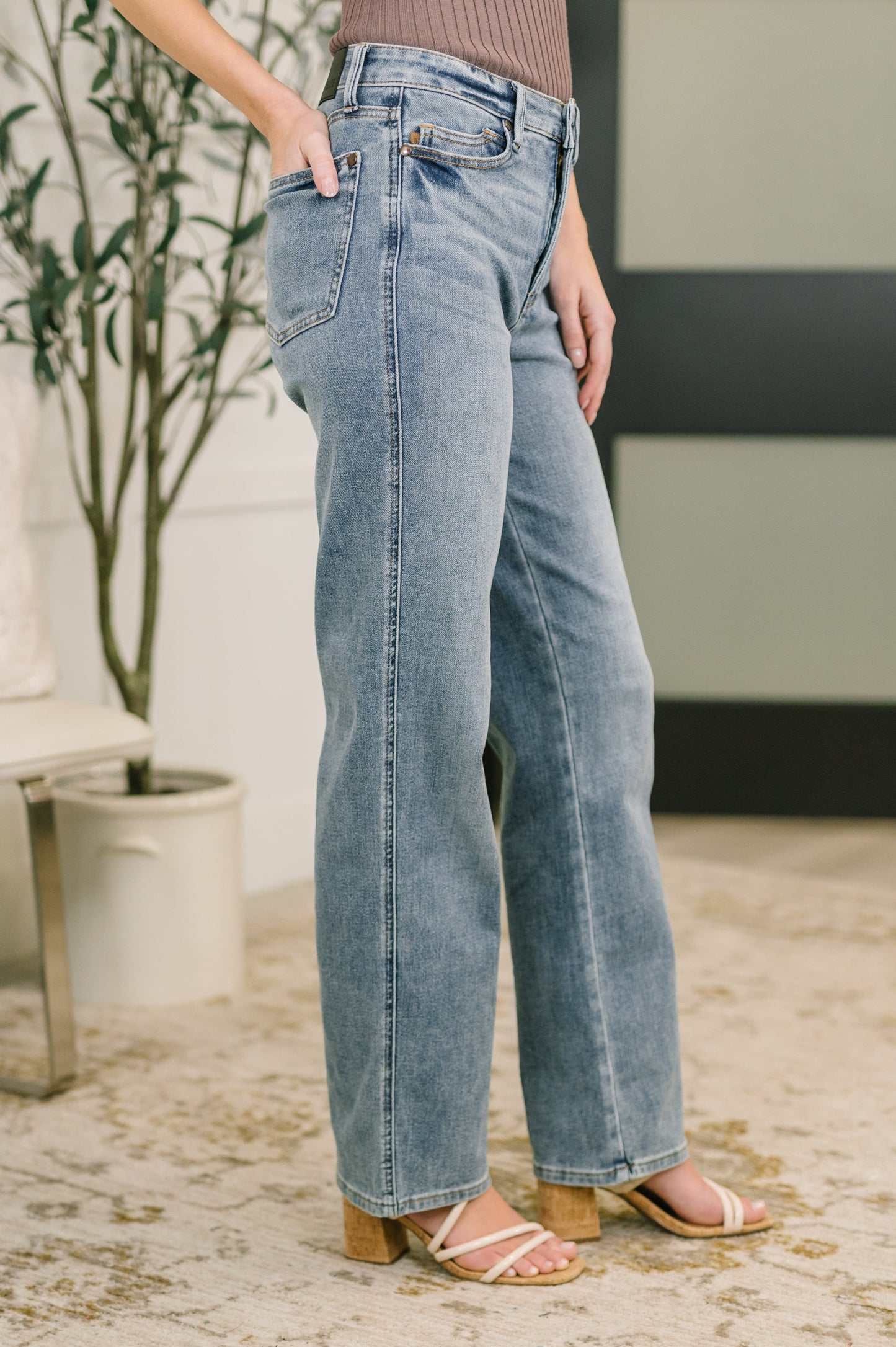 Sabrina High Waist TC Slim Straight